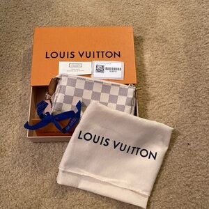 Louis Vuitton Mini Pochette Accessoires Damier Azur